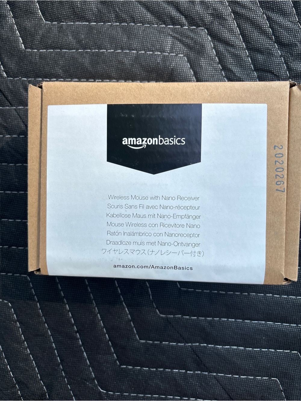 AmazonBasics Wireless Mouse (Boxed) - Brown/White Packaging